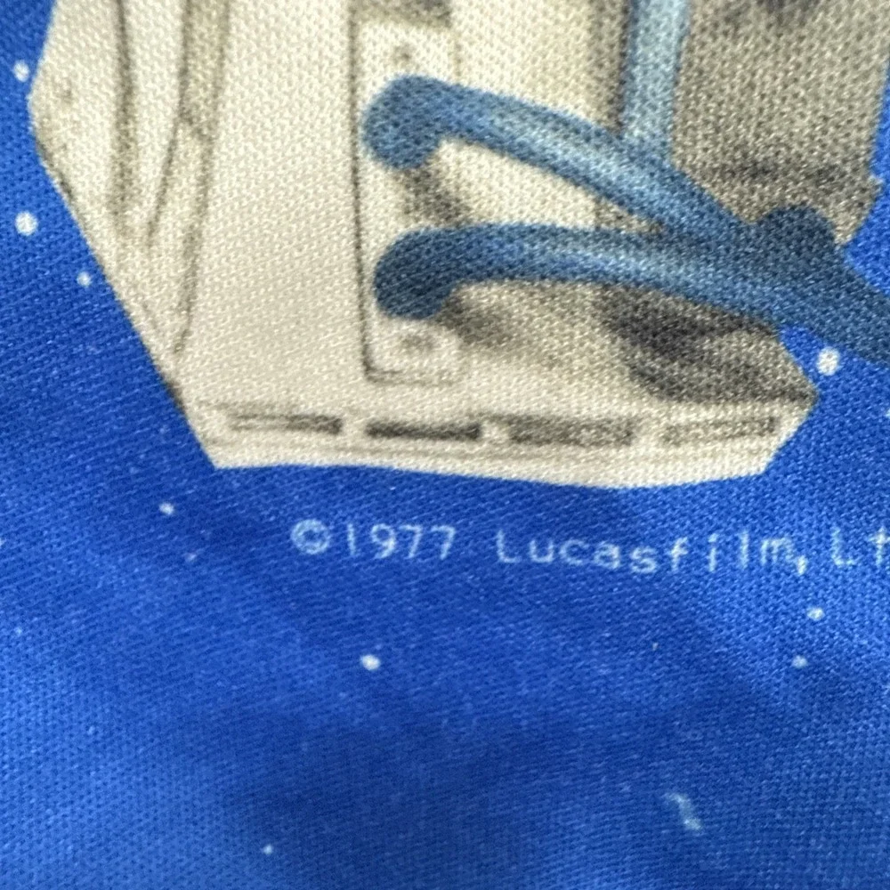 VTG R2D2 Kids 12/14 Star Wars Pajama Shirt 1977 Lucas Film Underroos Made in USA